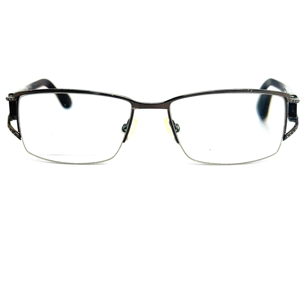 Valentino 5515/U 0NFE Black Half Rim Eyeglasses Frames 51-16 135 Italy‎ H14393